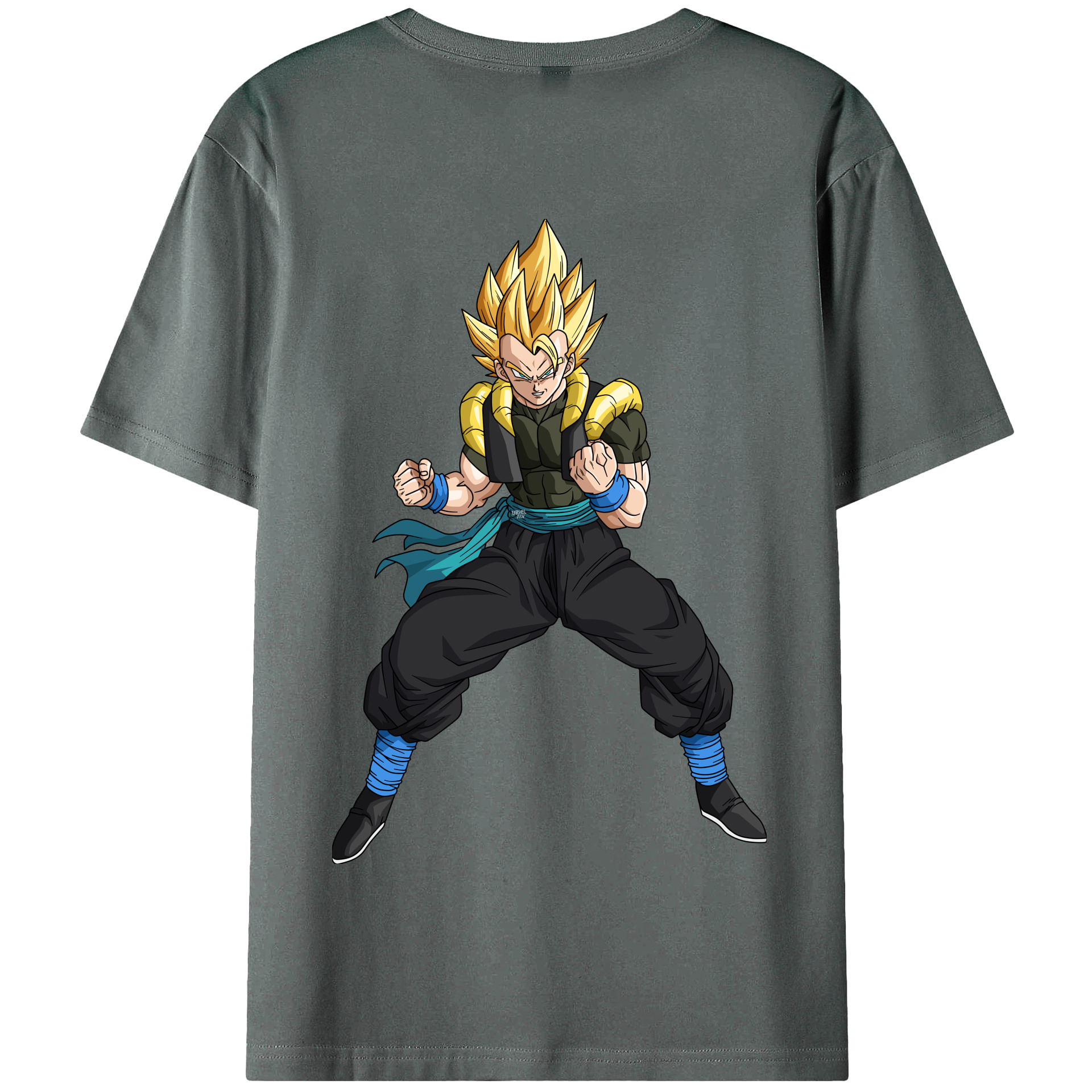（画像用） ドラゴンボール ベジータ四世（Bejīta Yonsei）DRAGON BALL Vegeta IV 綿100％半袖Tシャツ（背面プリント）